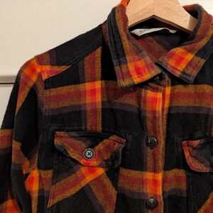 Vintage Plaid Flannel Jacket